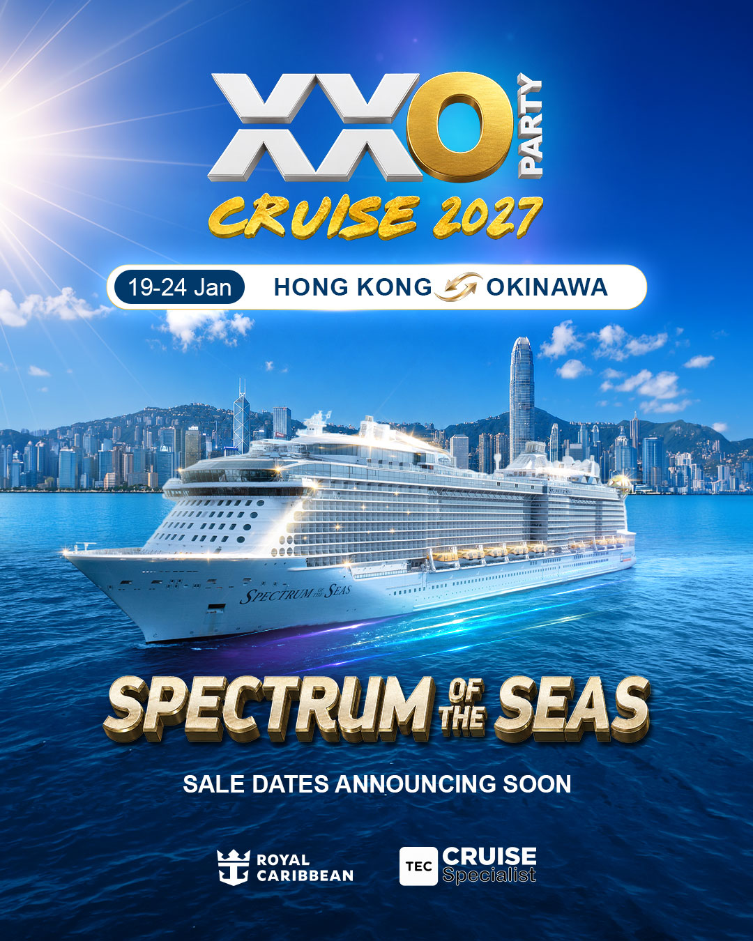 XXO Cruise 2027 Spectrum of the Seas