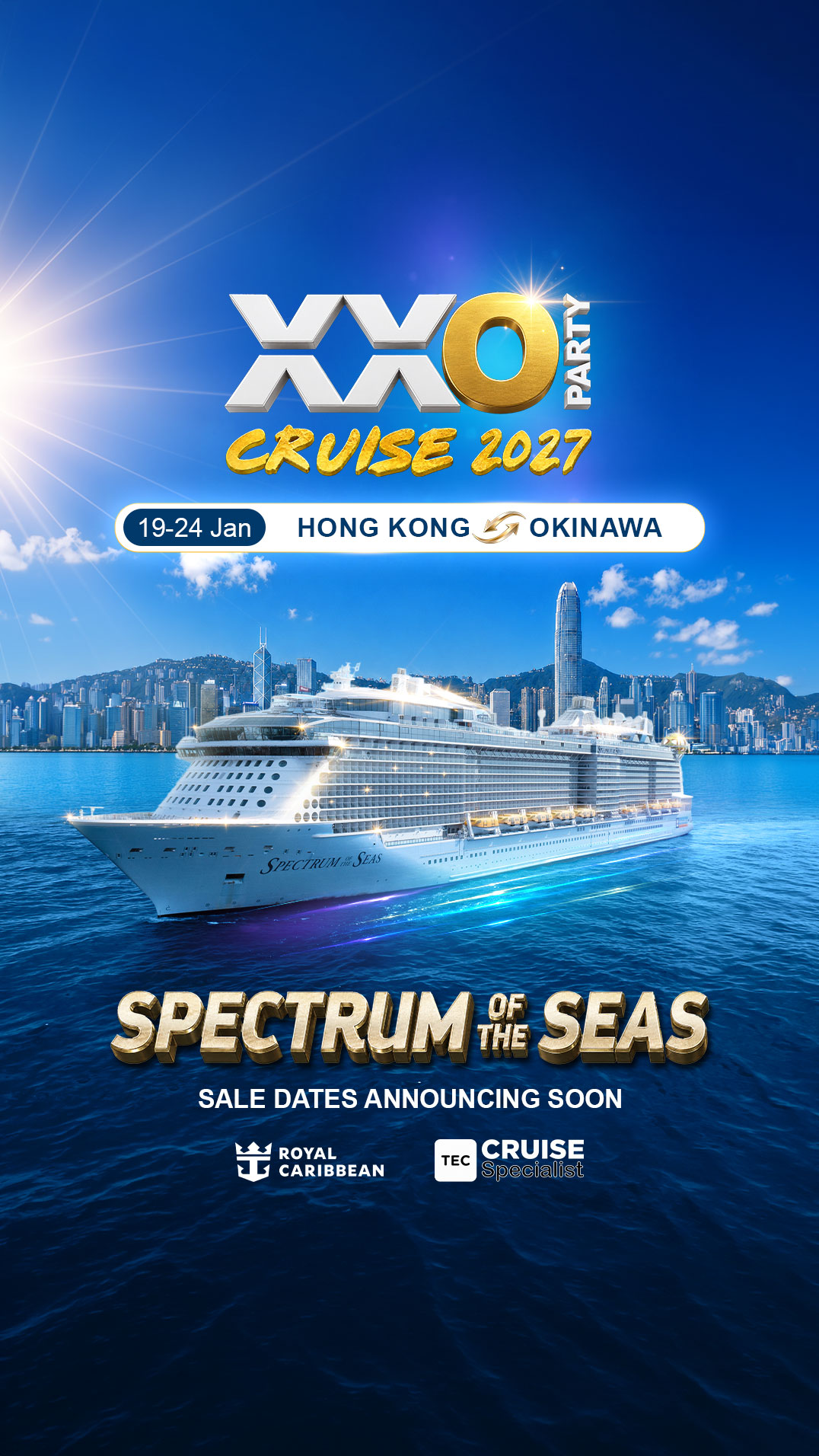 XXO Cruise 2027 Spectrum of the Seas